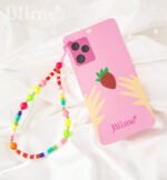 Beaded phone lanyard wrist strap colors