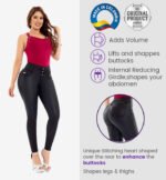 Colombian Jeans pantalones colombianos levanta cola butt lifting straight high waist 5943 - Image 4