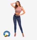 Colombian Jeans pantalones colombianos levanta cola butt lifting straight high waist 6134
