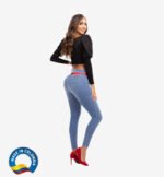 Colombian Jeans pantalones colombianos levanta cola butt lifting straight high waist 6139 - Image 2