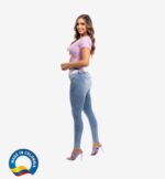 Colombian Jeans butt lifting straight high waist 6141 - Image 2