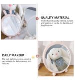 Desktop and wall hanging foldable portable bunny mirror - Image 4