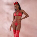 Devil costume Katia red. - Image 2