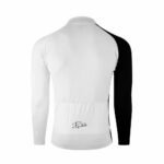 GO RIGO GO! Men's long sleeve cycling jerseys KM100 Black Lace - Image 2