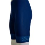 Men’s cycling bib short KM100 New signature blue - Image 2