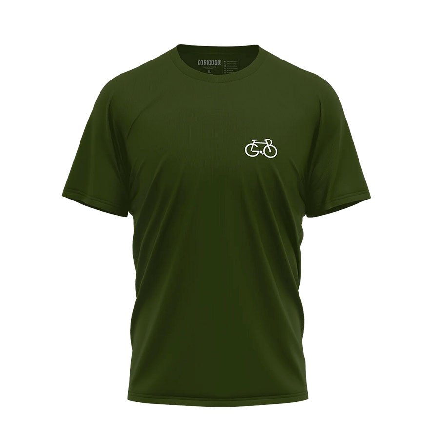 GO-RIGO-GO-Men´s-t-shirt-Green-Bike.jpg Camiseta urbana para hombre green bike - Imagen 1