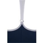 Women’s cycling bib short KM100 New signature blue - Image 4