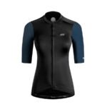 Women's cycling jerseys KM100 Mar negro