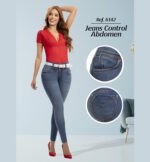 High Waist Skinny Butt Lifting Jeans Colombian Stretch Jeans for Women 6142 - Image 6