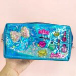 Makeup bag for purse shimmer with glitter - Imagen 4