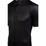 Men's cycling jerseys M/C KM100 Comfort Charcoal - Imagen 4