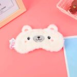 Sleeping eye mask white bear - Image 2