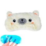 Sleeping eye mask white bear
