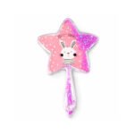 Star hand mirror with glitter - Image 3