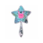 Star hand mirror with glitter - Image 4