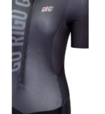 Women's elite triathlon trisuit Black Solid Grg - Imagen 3