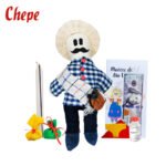 Old year doll kit with moustache